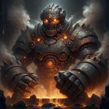 The Iron Colossus, a Titan Saga: Idle raid boss