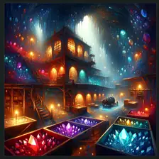 The gem mine that feeds Titan Saga: Idle crafting