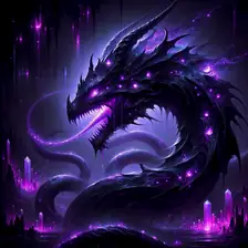 The Shadow Wyrm, a heavily affixed Titan Saga: Idle enemy