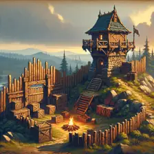 A frontier outpost, where Titan Saga: Idle faction loyalty is earned
