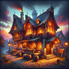 The tavern, where Titan Saga: Idle quests are taken