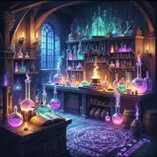 The essence lab, home of Titan Saga: Idle transmutation